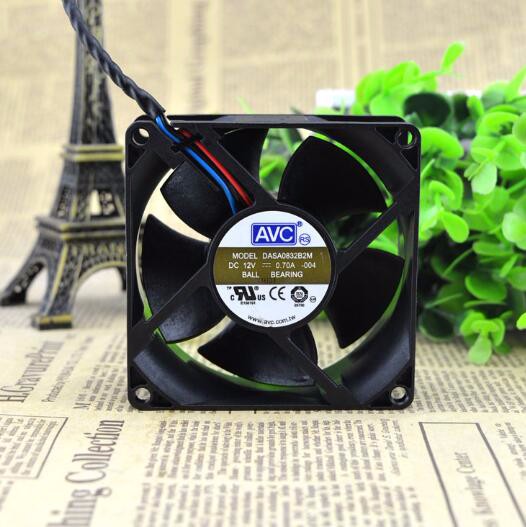 Original AVC DASA0832B2M Cooling Fan 12V 0.7A 8.4W 3wires DASA0832B2M Fans